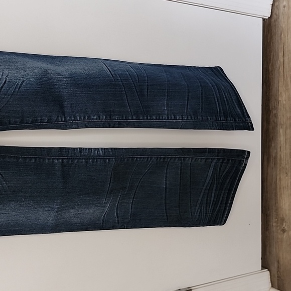 Guess Jeans Straight Leg Low Rise Dark Blue Size 28 - Picture 3 of 12